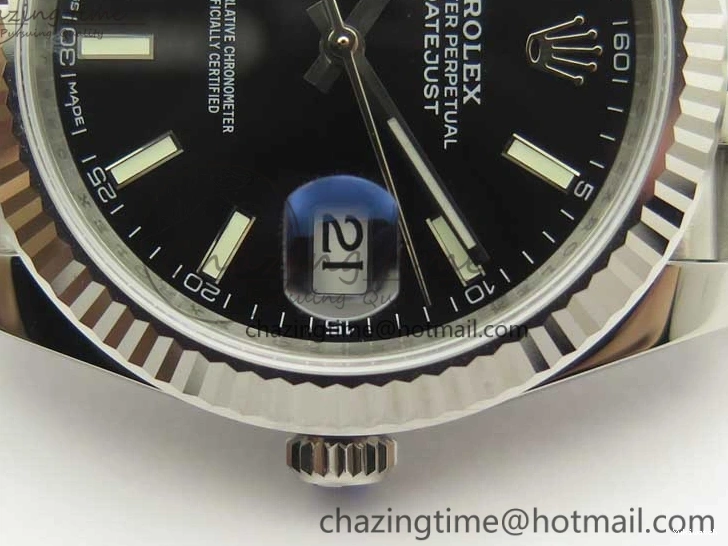 version Stick REF Black Best DateJust New Dial 126334 Edition 1:1 A3235 on Bracelet Markers Jubilee SS 0326